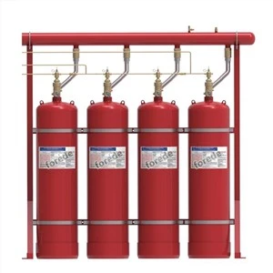 Sistem de gaz de suprimare a incendiilor de rețea de 90L